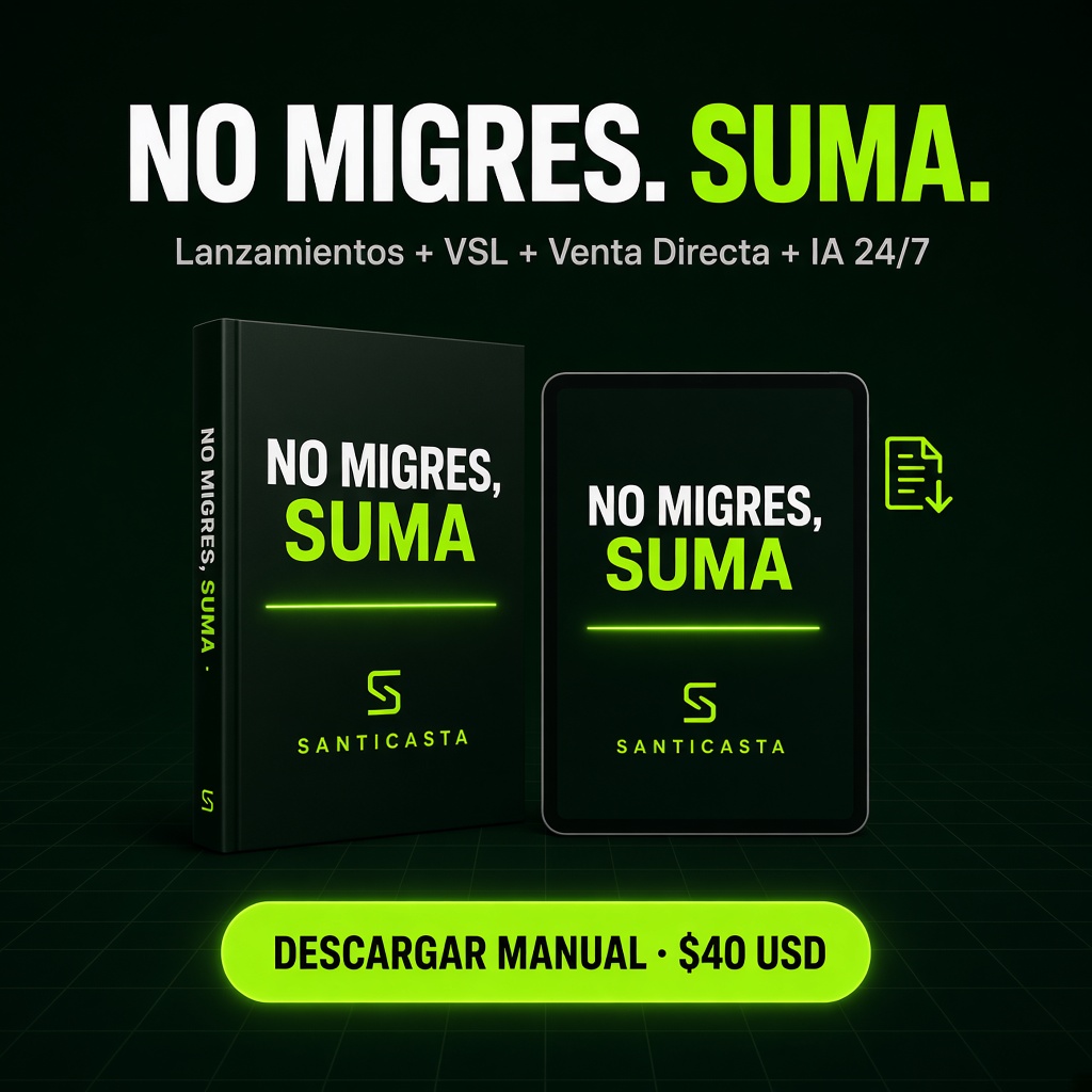 Ebook Sala de Control con IA - No Migres, Suma por SantiCasta